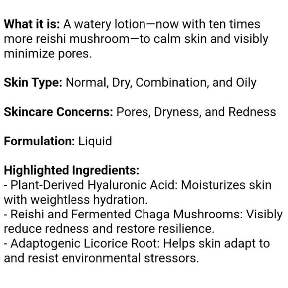 Origins Mega Mushroom Relief Soothing Treatment Lotion - Picture 4 of 10